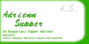 adrienn supper business card